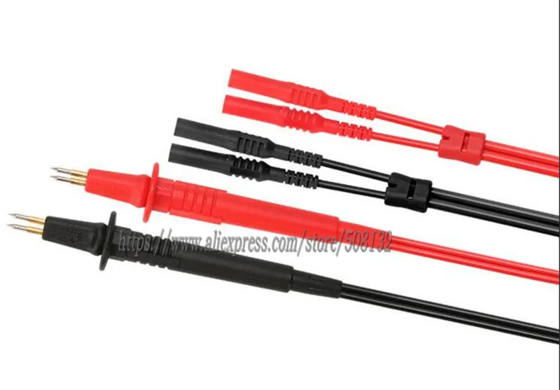 

UNI-T UT-L46 Four Wire Test Leads Probe use for UT620A UT620B Red + Black