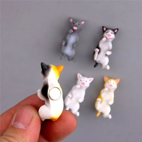 Cute Japan Cats Dogs Funny pets Fridge Magnets Pvc toys figures - 8