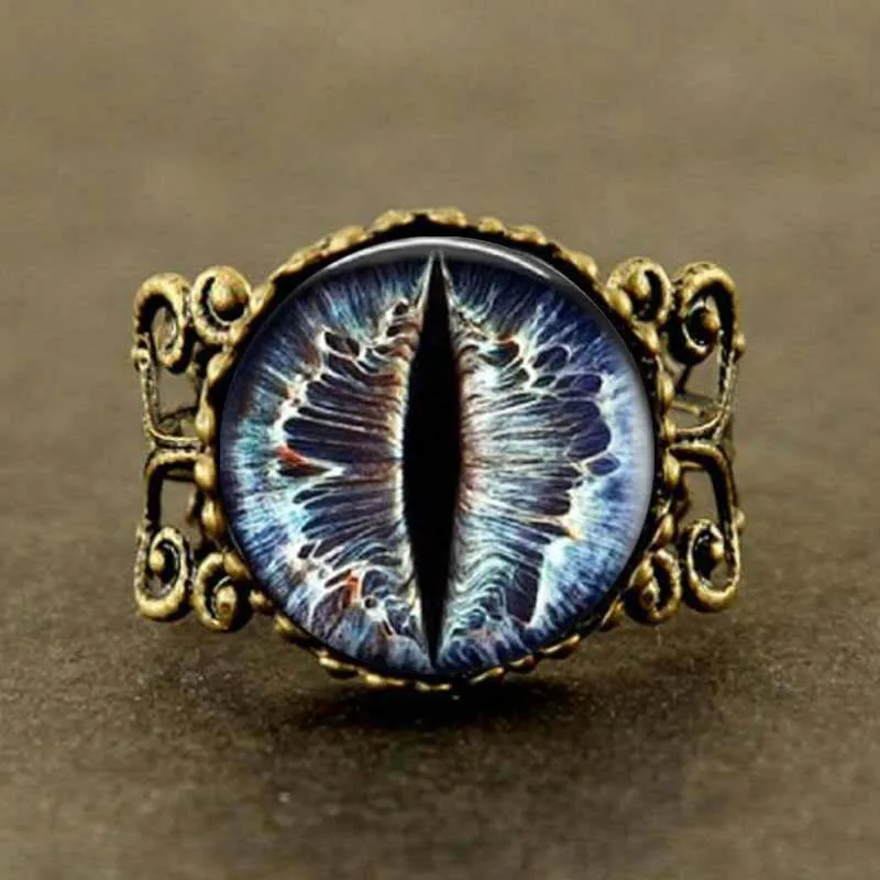 new steampunk vintage cat eye ring dragon eye dragon eye jewelry for men women doctor who - Steampunk Wedding Rings new steampunk vintage cat eye ring dragon eye dragon eye jewelry for men women doctor who - Steampunk Wedding Rings