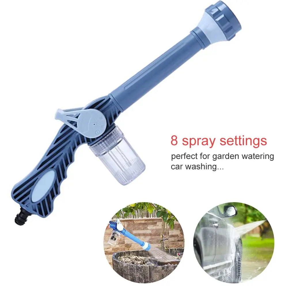 

Multifunctional Snow Foam Lance Water Cannon 8-in-1 High Pressure Water Gun For Car Wash Garden Watering Home Cleaning