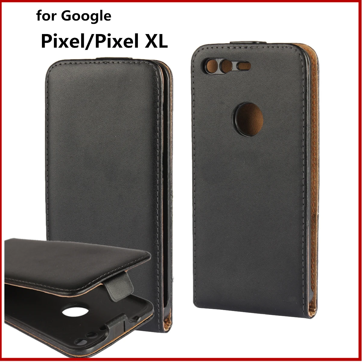 

Clamshell phone case for Google Pixel & Pixel XL flip case Magnetic adsorption buckle case simple Business fundas