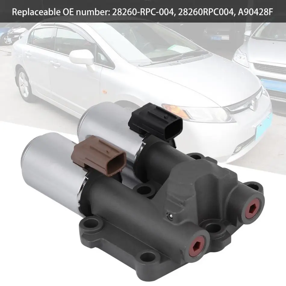 Трансмиссия Двойной линейный соленоид в сборе для Honda Civic 2006-2011 28260-RPC-004 автомобильные клапаны запчасти