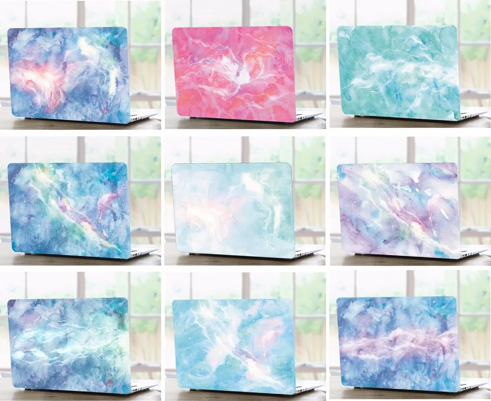 

Laptop Case Notebook Tablet Hard Shell Keyboard Cover Bag Pad Sleeve Fit 11 12 13 15" Macbook Pro Touch Bar 2016 Air A1466 A1369