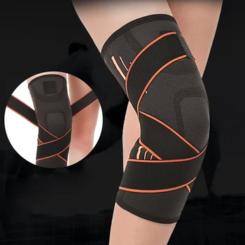 

High Quality Knee Protector Sports Knee Pads Pressure Anti-slip Breathable Warm Bandage Knee Brace Support Sport Pads