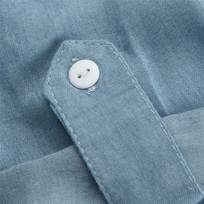 2018 Summer Dress Women Denim Beach Dress Turn-down Collar robe femme Casual Party Dress Short Sleeve vestidos Wholesale noMC27 (2)