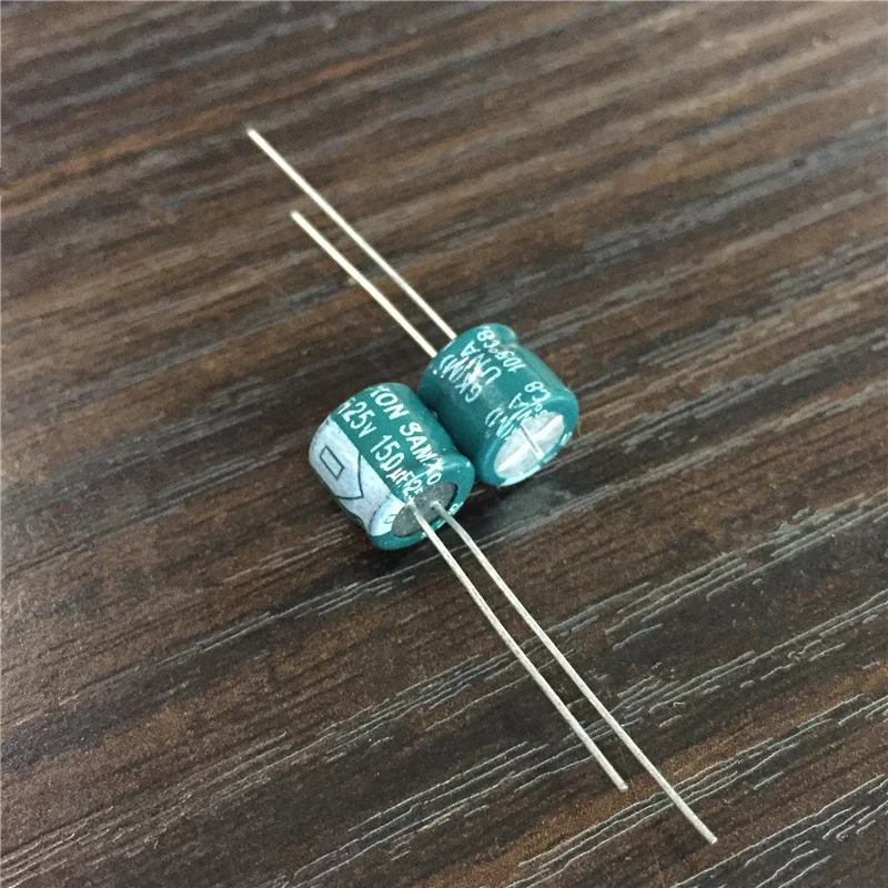 10pcs 150uF 25V SAMXON GK Series 8x7mm Low Impedance High ripple ...