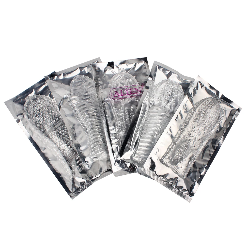 IKOKY Penis Ring Delaying Ejaculation Cock Ring Sex Toys for Men Reusable Condom Penis Sleeves Male Masturbation Penis Extension 9