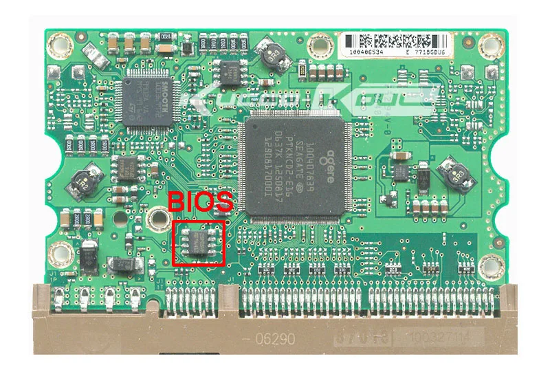 

hard drive parts PCB logic board printed circuit board 100406538 for Seagate 3.5 IDE/PATA hdd data recovery hard drive repair