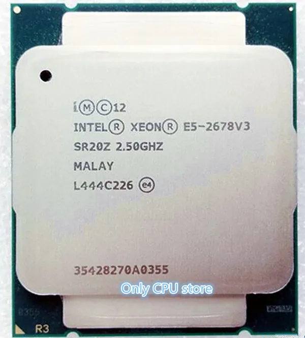 Original Intel XEON E5 2678V3 OEM Version CPU Processor 2.50GHz 12 Core ...