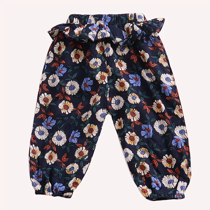 Summer Baby Kids Boys Girls Casual Trousers Children Long Pants Cotton