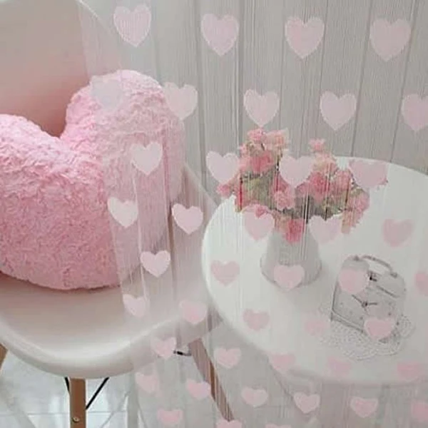 2018 Novità Creativa Cuore Decor Finestra In Camera Linea Tenda String Tassel Po 2018 Novità Creativa Cuore Decor Finestra In Camera Linea Tenda String Tassel Po