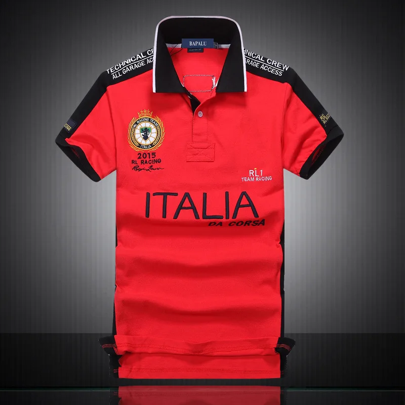 

2019 New Famous Brand Men's Polo Shirts Breathable 100% cotton Polo mens Embroidery Polos men homme pxg golf Polo shirt men