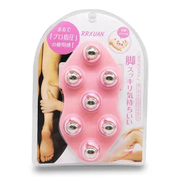 

Rolling Ball Massager 7 Stainless Rolling Ball Steel 360 Degree Rotation Hand-held Full Body Massager Muscle Relaxation