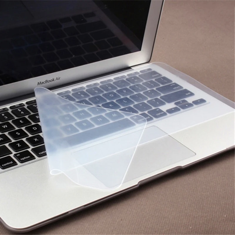 Универсальный мягкий силиконовый чехол-клавиатура пленка для Macbook Pro 1" 17" ноутбук компьютерная клавиатура bestrow Анти-пыль и водонепроницаемый