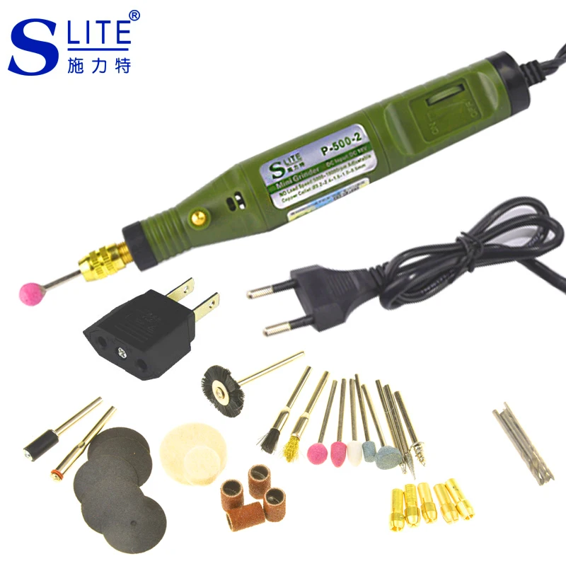 

Slite Mini Electric Engraving Pen DIY Engraver Variable Speed Drill Grinder For Wood Dremel Accessories Sharpening Knives
