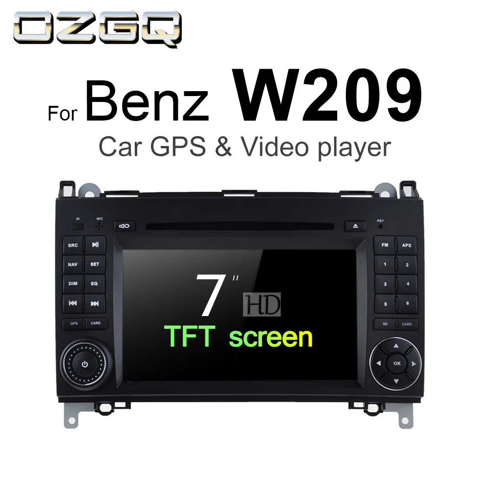 2 Din 4 ядра Android 7 1 автомобильный в Dash dvd плеер GPS навигация для Mercedes Benz W209 C209 CLK Class 2006