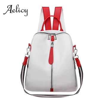 

Aelicy Students Korean Leisure Satchel multi-purpose Women Anti-theft Single Shoulder School Bag Simple Fashion Lady Backpacks