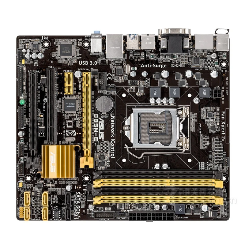 Asus B85M E настольная материнская плата B85 Socket LGA 1150 i3 i5 i7 DDR3 32G ATX UEFI BIOS оригинальная б/у материнская плата в продаже|desktop motherboard|asus b85m-ei3 i5 i7 | АлиЭкспресс