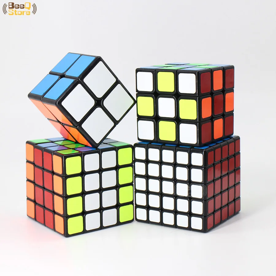 Shengshou ledgen 2x2/oneplus 3/OnePlus x 3 4x4 5x5 Magic Cube 2x2x2, 3x3x3, 4x4x4, 5x5x5, Скорость куб, головоломка, куб Волшебные magico черная игрушка для детей