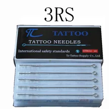 YILONG TC татуировки 3RS иглы татуировки 50 шт./партия stianless стальные иглы медицинские иглы для татуировки
