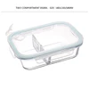 Glass Meal Prep Container Locking Lids Food Container Airtight Lunch Box Compartment Food Storage Container Microwave Safe 6