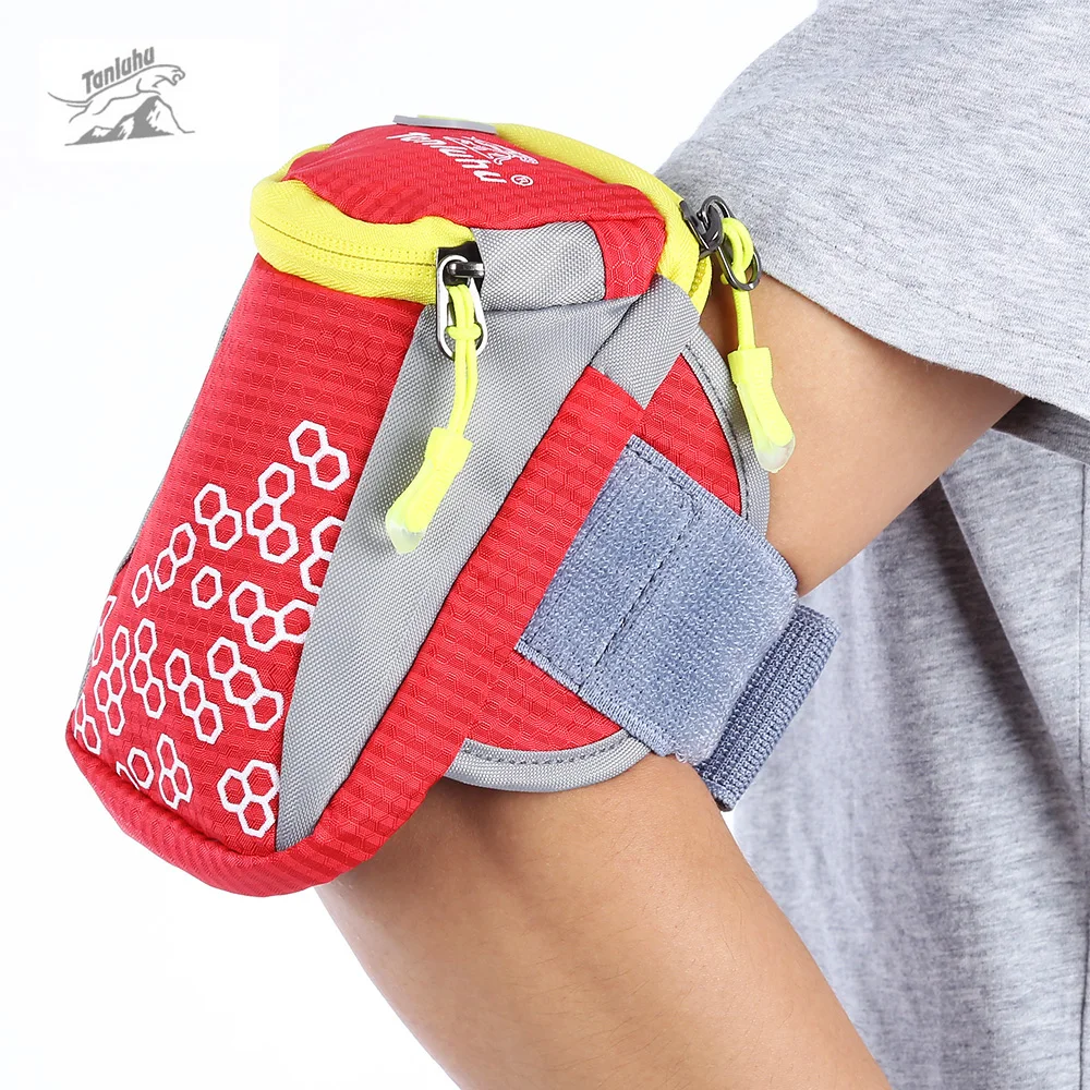 Tanluhu 6in Outdoor Sport Running Arm Bag Wrist Pouch Exercise Jogging