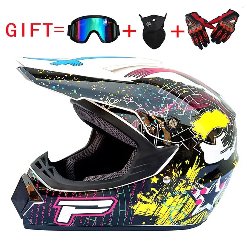 

Motorcycle Helmet Visor Film Off-road Helmet Male Full Face Helmet Casco Motocross Helmet Gt Air