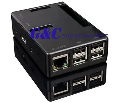 Premium Black Case Boxes Raspberry Pi 2 B Case Cover Enclosure Box ABS V2