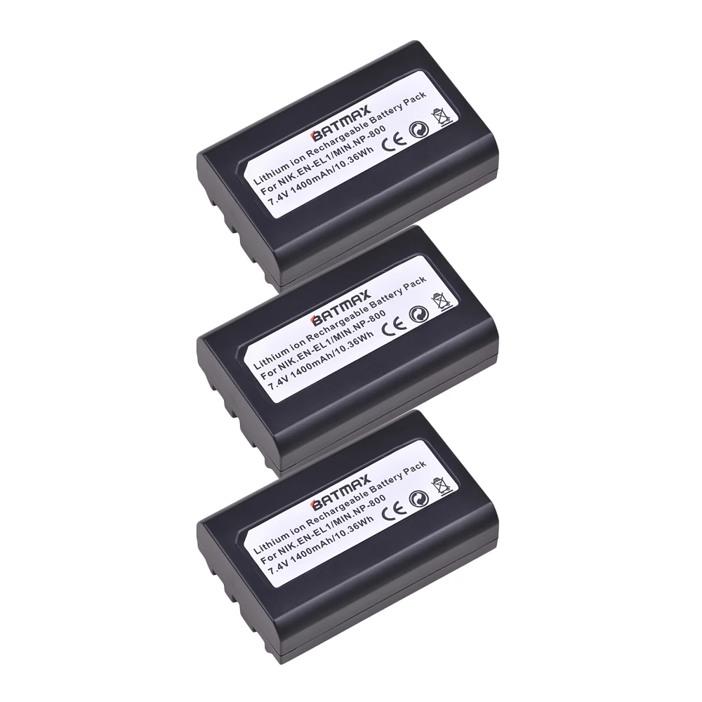 Аккумуляторная батарея Batmax 1400 мАч для Nikon Coolpix 500 775 880 885 990 995 4300 4500 4800 5000 5400 5700
