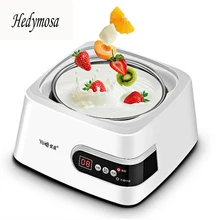 Automatic Multi-Function Yogurt Makers Natto Rice Wine 1.3L Liner Microcomputer Control 304 Stainless Steel 220-240V 15W lstachi 1 5l electrical full automatic fermentation multifunction yogurt rice wine natto maker in kitchen appliances