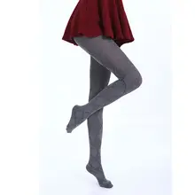 Hot Spring Autumn Tights 280 Denier Not Opaque Plaid Pattern Jacquard Velvet Pantyhose, Sexy and High Elasticity,