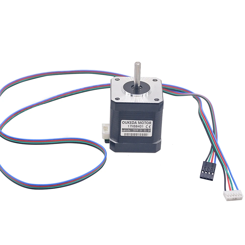 Шаговый двигатель Nema 17 4 шт. 42 шагового двигателя 17HS8401 48 мм/78Oz in /1.8A CE 42BYGH 1.7A (17HS8401) с