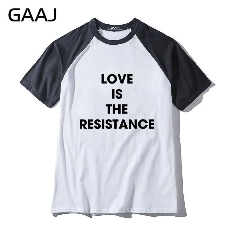 Футболка GAAJ с надписью love is the strength топ для мужчин и женщин футболка унисекс