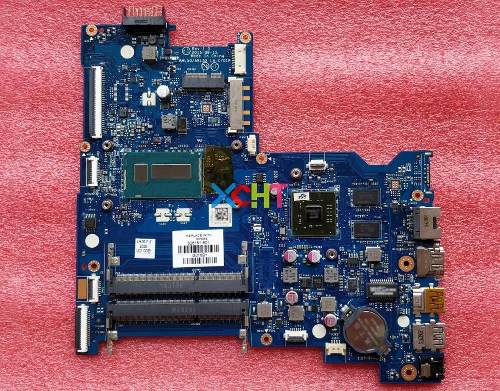 

for HP Pavilion 15-AC Series 828181-601 w I3-5005U CPU 216-0867030 R5M330/2GB AHL50/ABL52 LA-C701P Motherboard Mainboard Tested