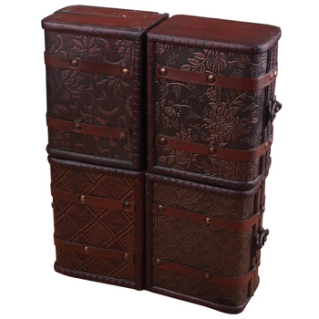 

Multi Vintage Jewelry Necklace Bracelet Gifts Box Storage Organizer Wooden Cases Size:15*11.5*8cm Types:Types 1
