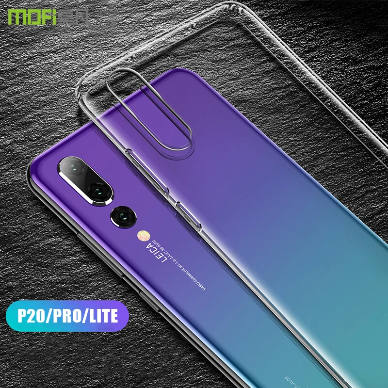 Для huawei p20 lite чехол для P20 pro MOFI TPU Прозрачный задний Чехол мягкий силиконовый