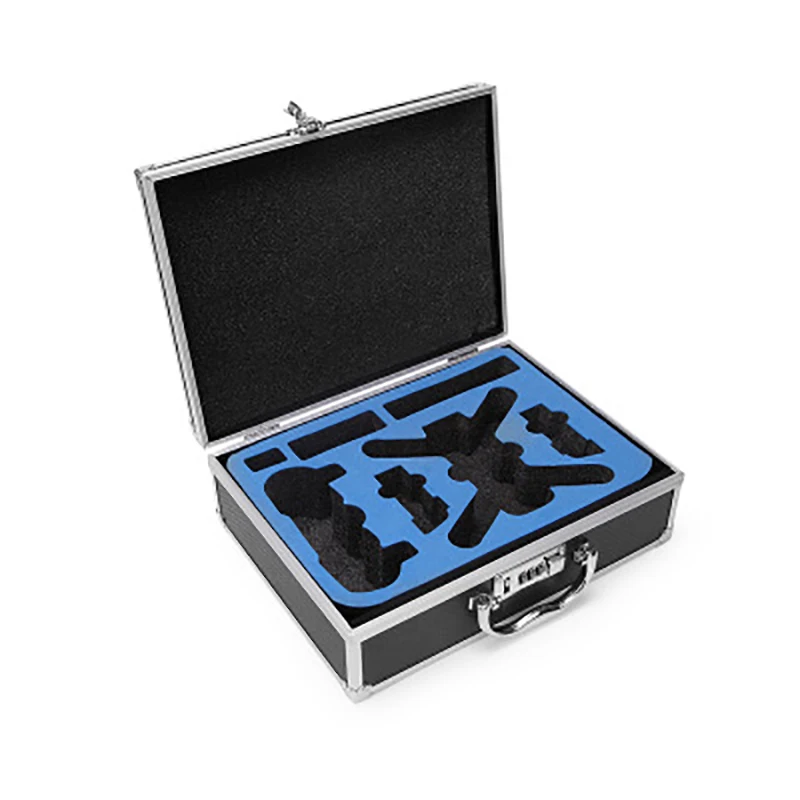 Black Box Blue Inner Водонепроницаемый безопасный алюминиевый ящик для паролей для DJI Spark портативный чехол для хранения сумка для переноски для DJI Spark аксессуары - Цвет: Black Box Blue Inner
