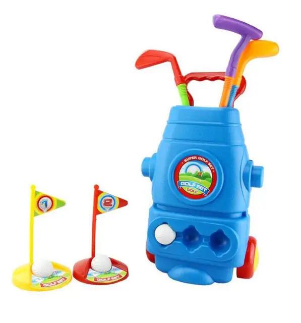 New plastic mini golf club set for children kids indoor outdoor