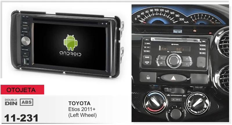 

Frame+android 6.0 car dvd player for toyota etios left wheel 2011+ 1080P video multimedia car stereo tape recorder headunits