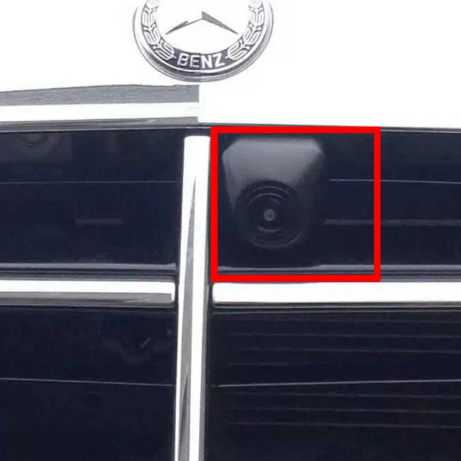 600L CCD камера ночного видения, эмблема автомобиля, логотип, Камера Переднего Вида для Benz Mercedes Vito Viano A B C E G GL SLK GLK SL R GLA