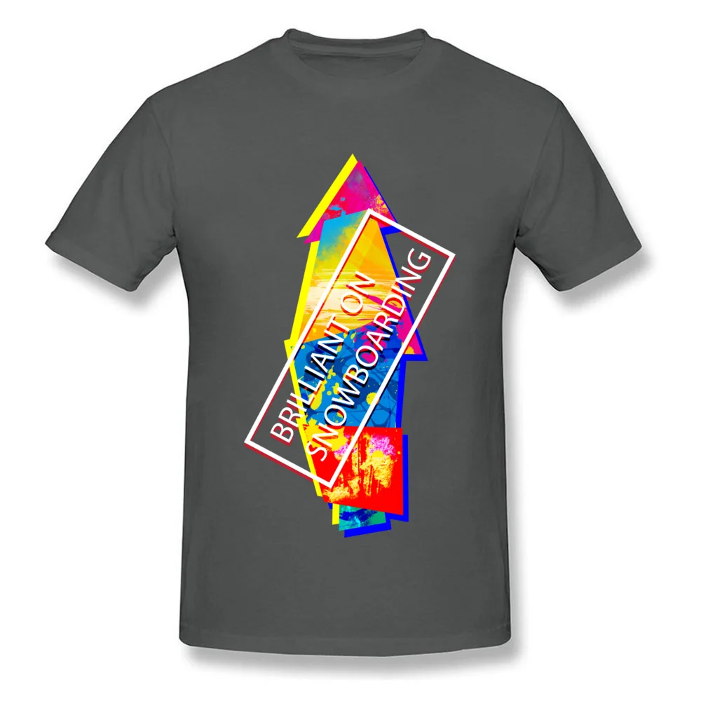 Men Company Tops Shirts O Neck ostern Day 100% Cotton Fabric T Shirts Normal Short Sleeve BRILLIANT ON SNOWBOARDING T Shirt BRILLIANT ON SNOWBOARDING carbon
