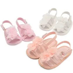 Для маленьких девочек Младенческая туфли сандалии туфли новорожденная Летняя обувь детские мокасины младенческие обувь для детей
