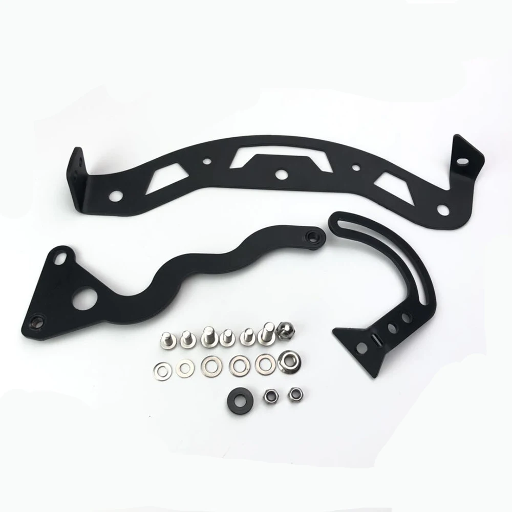 

For BMW R1200GS R1250GS ADV 1200 GS LC 2013-2019 Adventure Windshield Windscreen Steel Adjustable Bracket Mounting Clamps Holder