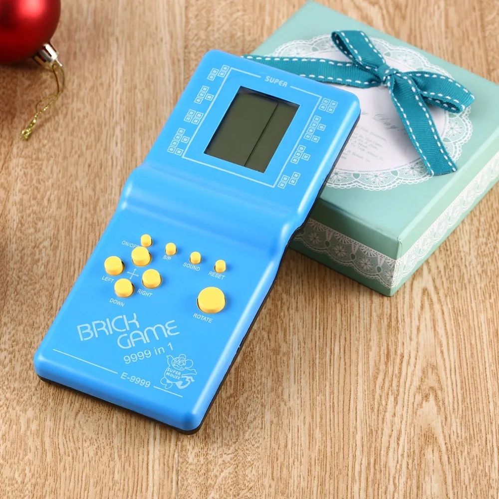 ЖК игра электронный винтажный Tetris кирпич портативные аркадные карманные игрушки