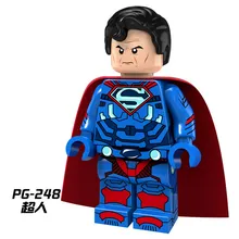 50 шт. pg248 Супергерои Мстители Супермен Каратель флэш Дэдпул Блан Фантом Морт Bleach Blocs Brique Enfants Cadeaux Jouet