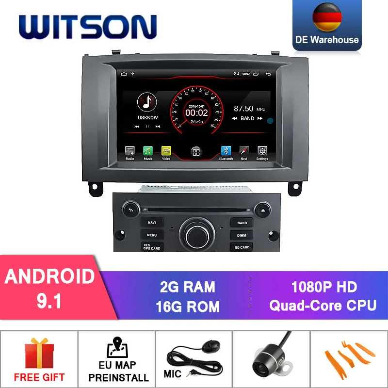 Cheap DE STOCK! WITSON CAR DVD PLAYER for PEUGEOT 407 Android 9.0 IPS HD Screen CAR STEREO 8 Octa Core+DVR/WIFI+DSP+DAB+OBD NAVIGATION 0 Cheap DE STOCK! WITSON CAR DVD PLAYER for PEUGEOT 407 Android 9.0 IPS HD Screen CAR STEREO 8 Octa Core+DVR/WIFI+DSP+DAB+OBD NAVIGATION 0