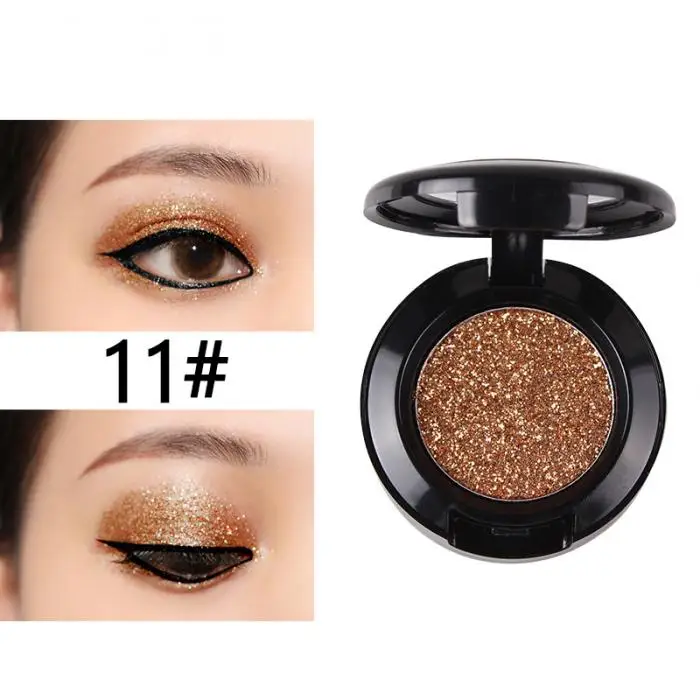 Miss Rose Diamond Shimmer Illuminator Makeup Shimmer Eyeshadow 27 Colors Single Metal Shine Palette Eye Shadow Pigment Cosmetics