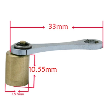 

1 Pcs Gold Brass Stroke Extenter Motor Push Pin Shake Tattoo Accessories 2016 Professional accessoire de tatoo Tattoo Accessory