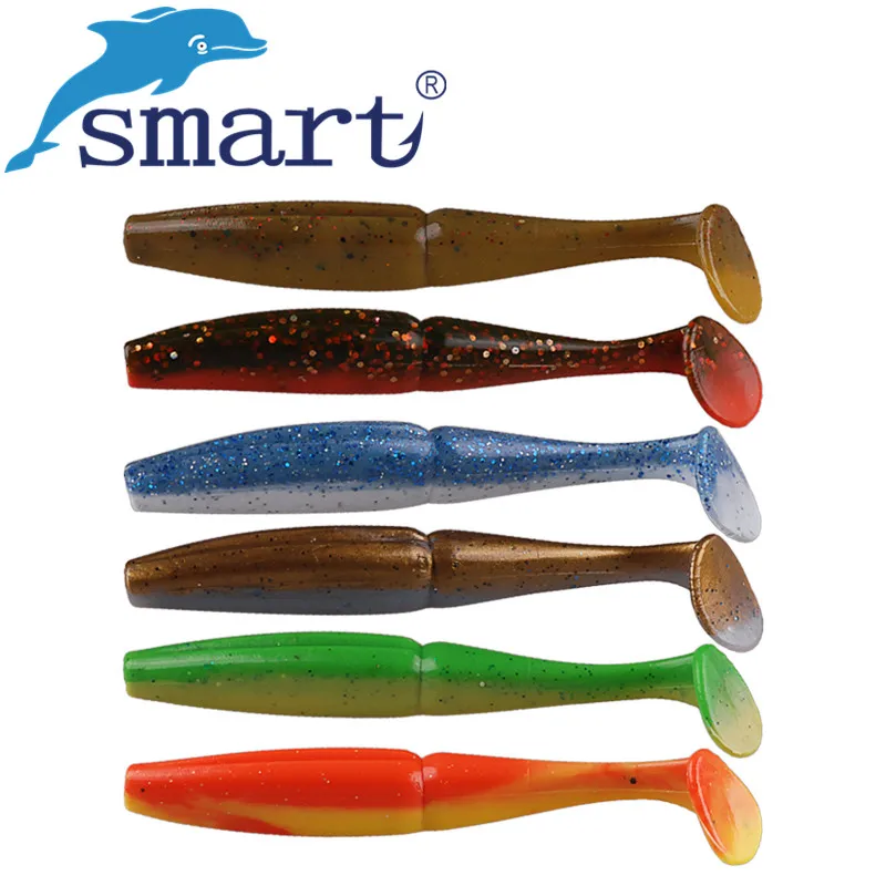 6 шт. силиконовые рыболовные приманки 70/3 3 г или 4 95/7 г|soft baits|leurre peche souplesilicone bait |