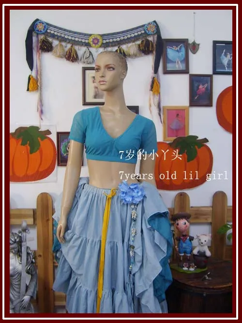 Прозрачный тонкий танец живота vcolle чоли короткий топ 60 C908-13